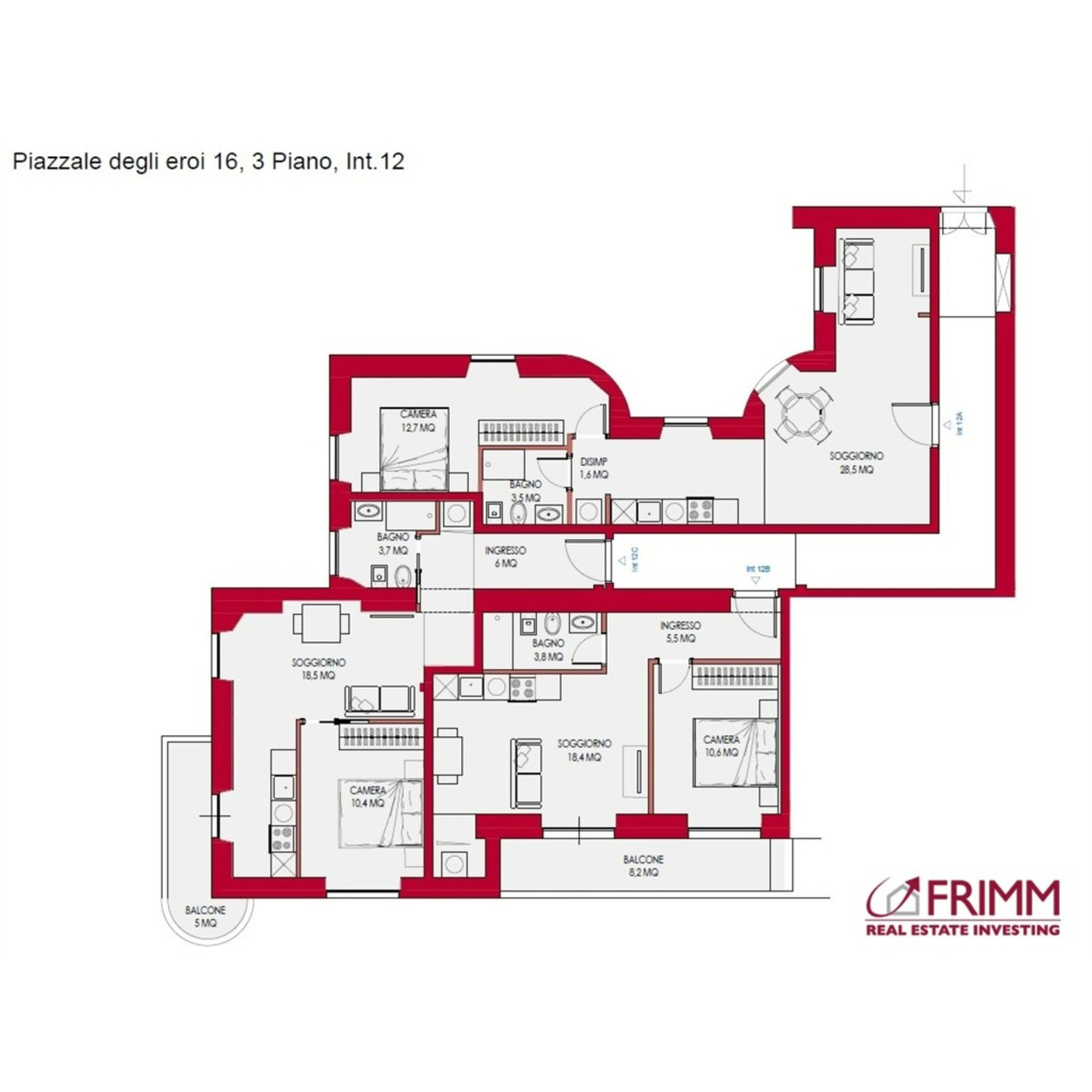 Foto Cometa 2 — Apartment for sale in Rome