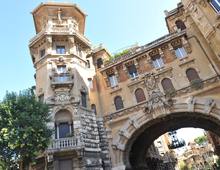 Roma - Coppedè, Via Dora, Palazzi degli Ambasciatori