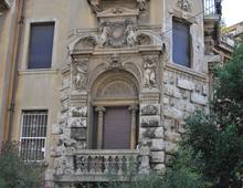 Roma - Coppedè, Via Dora, Palazzi degli Ambasciatori