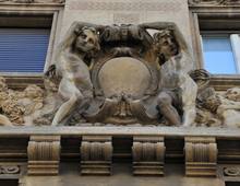 Roma - Coppedè, Via Dora, Palazzi degli Ambasciatori